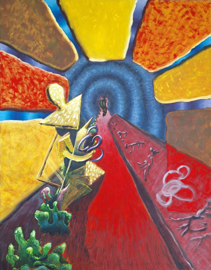Constant of Evolution, 150x120cm, Öl auf Leinwand