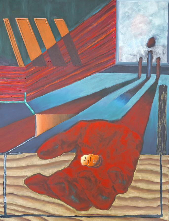 Monkeypaw, 100x70cm, Öl auf Leinwand